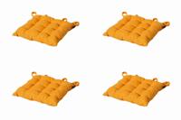 Kussen Toscane 46x46 Panama goudgeel (4 stuks) Madison - Madison - thumbnail