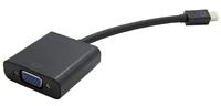 VALUE Mini DisplayPort-VGA Adapter, Mini DP Male - VGA Female - thumbnail