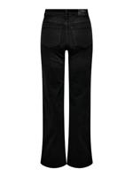 Only Onlmadison Blush Hw Wide Dnm Cro099 Noos 15299796 Loose Fit Washed Black - thumbnail
