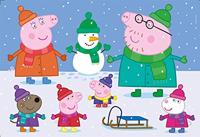 Clementoni maxi puzzel peppa pig, 104st. - thumbnail