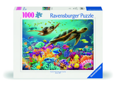 Ravensburger legpuzzel blauwe onderwaterwereld, 1000st.