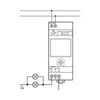 Finder 12.A1.8.230.0000-5 Schakelklok voor DIN-rails 12.A1.8.230.0000 230 V/AC Astronomisch, Weekprogramma - thumbnail