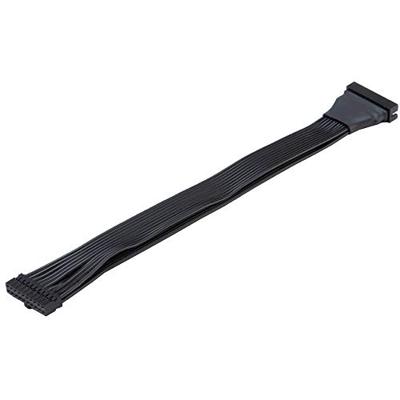 Akasa USB 3.0 19-pin internal extension cable with low-profile connector Zwart - thumbnail