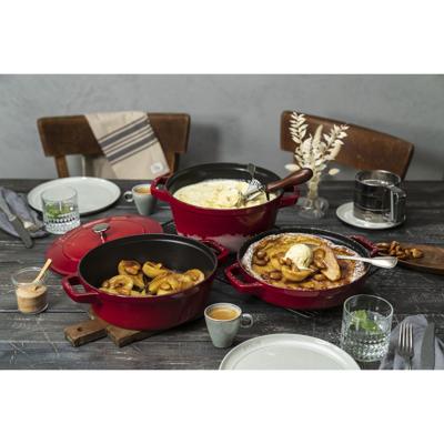 Staub La Cocotte Rond Gietijzer Ovenschaal voor ovenschotel - SET VAN 3 STUKS Staub La Cocotte Rond Gietijzer Ovenschaal voor ovenschotel - SET VAN 3 STUKS