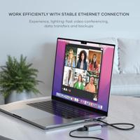Satechi USB-C Ethernet adapter (2.5 Gb) - Space Grey - thumbnail
