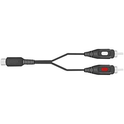 SpeaKa Professional SP-7870640 DIN-aansluiting / Cinch Audio Aansluitkabel [1x Diodestekker 5-polig (DIN) - 2x Cinch-stekker] 1.50 m Zwart