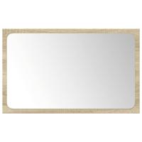 3-delige Badkamermeubelset bewerkt hout sonoma eikenkleurig - thumbnail