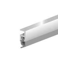 Ellen opbouw tochtprofiel - PTS - 2300 mm - wit kunststof - thumbnail