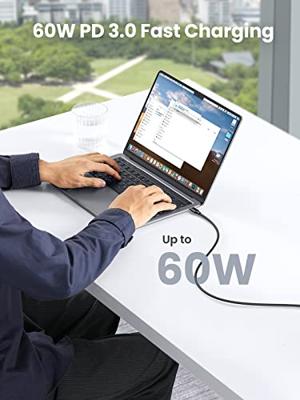 UGREEN 10306 USB-kabel USB 2.0 USB-C stekker, USB-C stekker 2 m Zwart