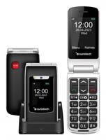 Mobiele Telefoon voor Bejaarden Sunstech CELT23BK Zwart 128 GB 2,4" - thumbnail