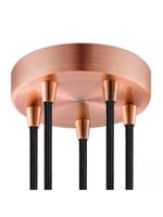 Light depot - plafondkap metaal 5 lichts - koper - Outlet - thumbnail