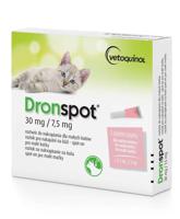 VETOQUINOL Dronspot - ontwormingsdruppels voor katten 0,5-2,5 kg - thumbnail