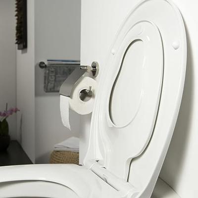 Tiger Toiletzitting Tulsa Softclose Quickrelease Thermoplast RVS Wit