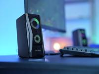 Trust GXT606B JAVV RGB PC-luidsprekers Kabelgebonden 12 W Zwart - thumbnail