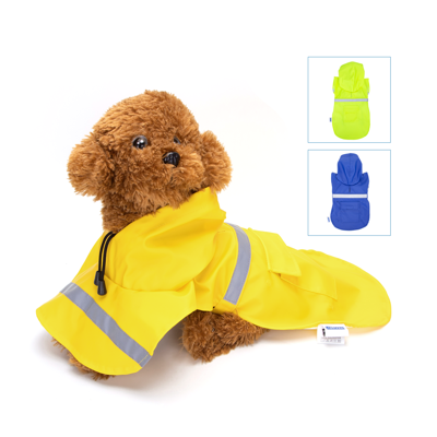 Hondenregenjas reflecterend met capuchon Hondenregenjas reflecterend met capuchon