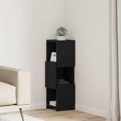 Hoekkast Wit 25,5x25x80cm Bewerkt hout Hoekkast Wit 25,5x25x80cm Bewerkt hout