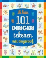 Deltas Ik kan 101 dingen tekenen met vingerverf hobbyboek - thumbnail