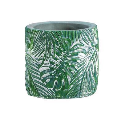 Bloempot Blad - groen - 12,3xØ12,5 cm