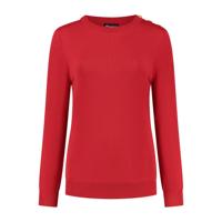 Travelin&apos; Women - Round neck - Rood - Maat S - thumbnail