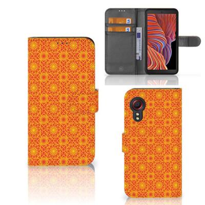 Samsung Galaxy Xcover 5 | Telefoon Hoesje | Batik Oranje