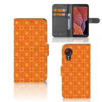 Samsung Galaxy Xcover 5 | Telefoon Hoesje | Batik Oranje - thumbnail