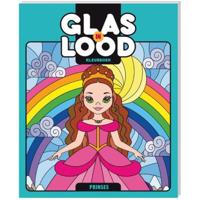 Glas-in-lood kleurboek Prinses - thumbnail