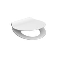Toiletzitting Schutte Slim White Duroplast Ultra Dun Met Soft Close En Quick Release Gelakt Wit Schütte - thumbnail