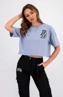 Black Bananas Fortune T-Shirt Dames Lichtblauw - Maat S - Kleur: Lichtblauw | Soccerfanshop - thumbnail