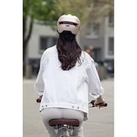 Abus helm hud-y shiny white s 51-55 cm - thumbnail