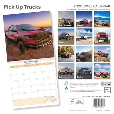 Pick-Up Trucks Kalender 2026 Pick-Up Trucks Kalender 2026
