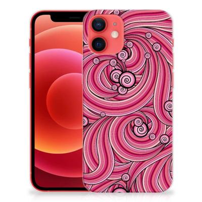 iPhone 12 Mini | Hoesje maken | Swirl Pink