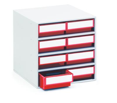 Treston 0840-5 Opslagmagazijn (b x h x d) 400 x 395 x 400 mm Lichtgrijs, Rood 1 stuk(s) Treston 0840-5 Opslagmagazijn (b x h x d) 400 x 395 x 400 mm Lichtgrijs, Rood 1 stuk(s)