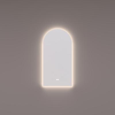 HIPP Design spiegel Toog met Indirecte LED Verlichting Rondom 45 x 90 x 3 cm + Spiegelverwarming + Kleurenwissel + Touch Dimmer