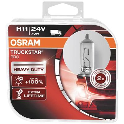 Osram Automotive 64216TSP-HCB Halogeenlamp Truckstar H11 70 W 24 V Osram Automotive 64216TSP-HCB Halogeenlamp Truckstar H11 70 W 24 V