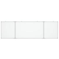 Whiteboard magnetisch inklapbaar 160x60x1,7 cm aluminium - thumbnail