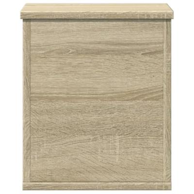 Opbergbox 30x35x35 cm bewerkt hout sonoma eikenkleurig Opbergbox 30x35x35 cm bewerkt hout sonoma eikenkleurig