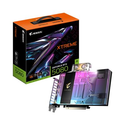 Gigabyte Nvidia RTX 5080 Videokaart XTREME 16 GB GDDR7-RAM PCIe x16 HDMI 2.1, DisplayPort 2.1 Gigabyte Nvidia RTX 5080 Videokaart XTREME 16 GB GDDR7-RAM PCIe x16 HDMI 2.1, DisplayPort 2.1