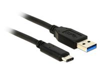 Delock 83869 SuperSpeed USB 10 Gbps (USB 3.2 Gen 2) Kabel Type-A naar USB Type-C 0,5 m - thumbnail