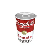 Olievat prullenbak 60L - Campbell Soup - Met handvat deksel - thumbnail