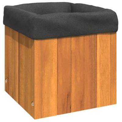 VidaXL Plantenbak 25x25x25 cm massief acaciahout