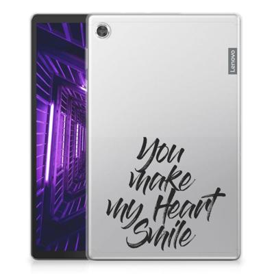 Lenovo Tab M10 Plus Back cover met naam Heart Smile Lenovo Tab M10 Plus Back cover met naam Heart Smile