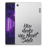 Lenovo Tab M10 Plus Back cover met naam Heart Smile - thumbnail
