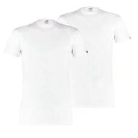 Puma Basic Crewneck T-Shirt 2-Pack Heren Wit - Maat S - Kleur: Wit | Soccerfanshop - thumbnail