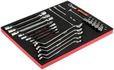 Bahco Foaminlay Fit&Go 3/3 met doppen en toebehoren 3/8" en sleutels - 36-delig - FF1A5027 Bahco Foaminlay Fit&Go 3/3 met doppen en toebehoren 3/8" en sleutels - 36-delig - FF1A5027