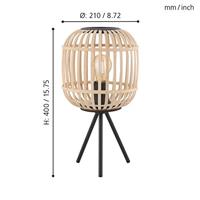 Eglo Landelijke slaapkamer lampBordesley - 43218 - thumbnail