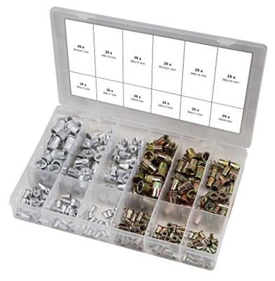 KS Tools 970.0630 Assortiment draadeinden, staal en aluminium, M3x9mm-M10x21mm, 300-delig