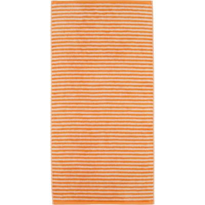 Cawö Cawo Campus Ringel Douchelaken 70x140 mandarine