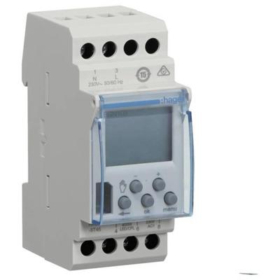 Hager DIN-rail schakelklok Digitaal Hager DIN-rail schakelklok Digitaal