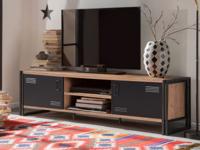 Tv-meubel REXUS 2 deuren atlantische pijnboom - thumbnail