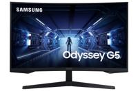 Samsung Odyssey G5 Gaming Monitor (LC27G55TQWRXEN) Monitor Zwart - thumbnail